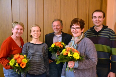 Der neue OV-Vorstand: (v.l.) Ulrike Meusel, Mandy Eilenstein, Siegfried Bittner, Dagmar Allmendinger, Niklas Riesmeier