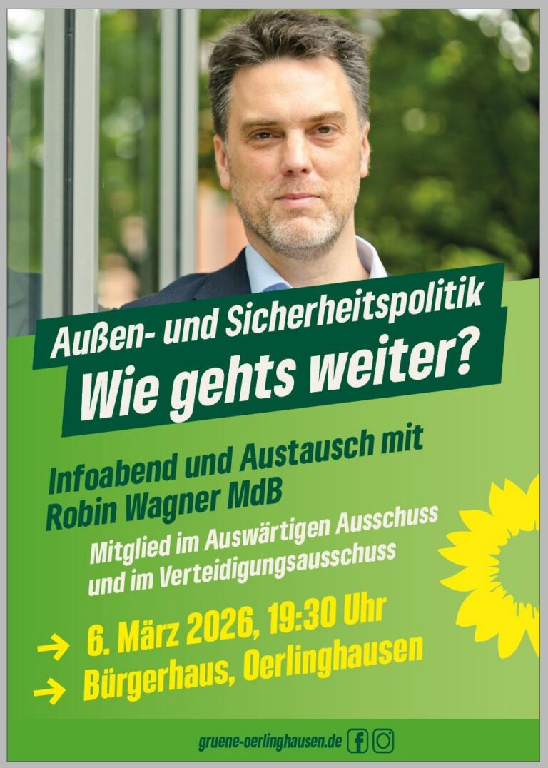 Veranstaltung zur Außen- und Sicherheitspolitik mit MdB Robin Wagener am 06.03.2026