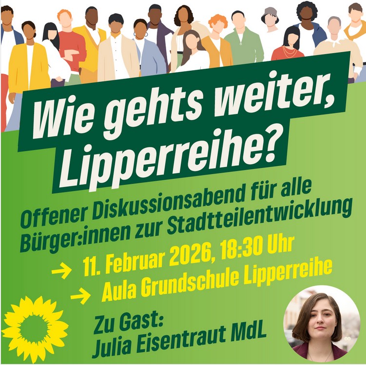 Wie gehts weiter, Lipperreihe? – Veranstaltung mit MdL Julia Eisentraut